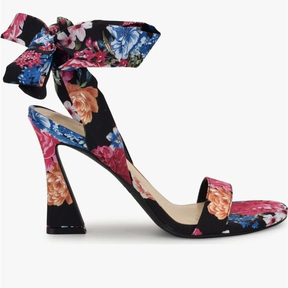 BRAND NEW NINE WEST KOBS ANKLE BOWNOT TIE SANDAL (WOMEN) - Picture 13 of 16